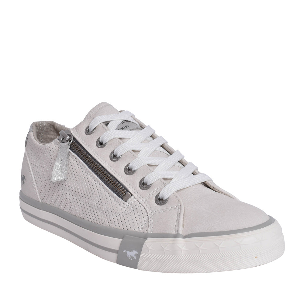 Ladies 1146316 Laced Trainer In White