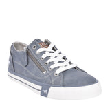 Ladies 1146316 Laced Trainer In Denim