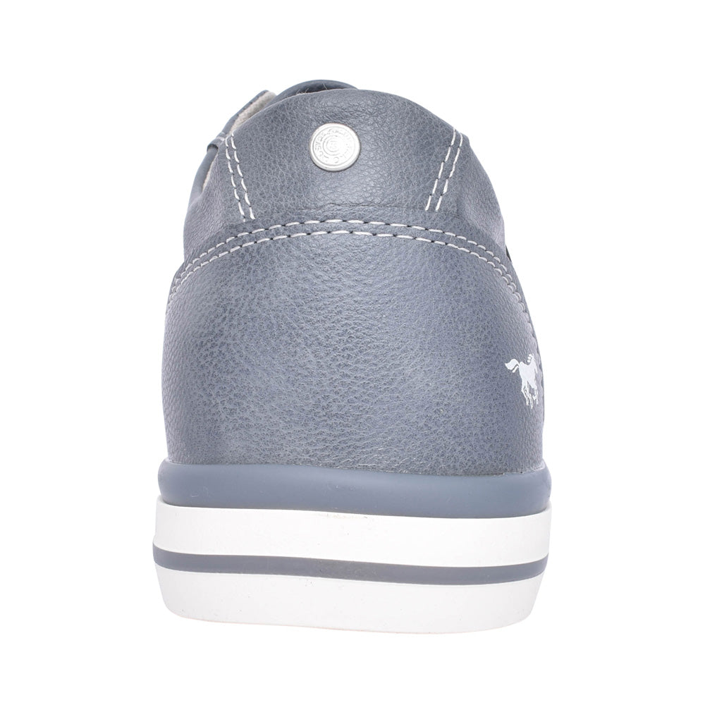 Ladies 1146316 Laced Trainer In Denim