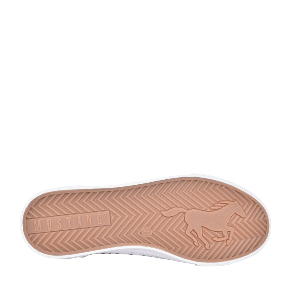 Ladies 1376402 Laced Trainer In Blue