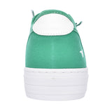 Ladies 1420304 Laced Trainer In Green