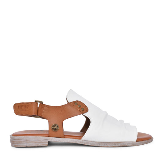 Ladies 1388808 Low Heel Sandal In White