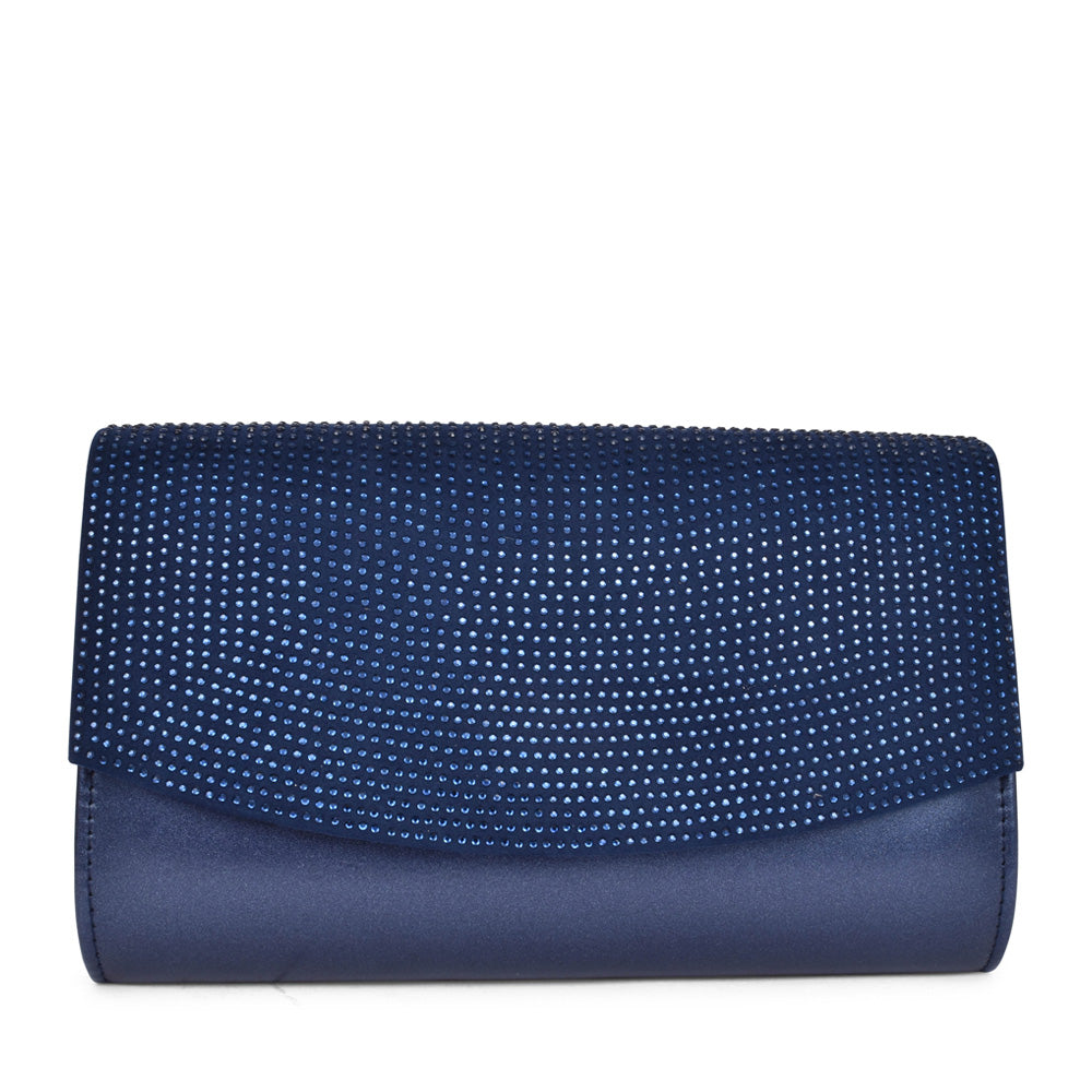 Ladies Trance Ulg074 Clutch Bag In Navy