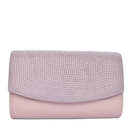 Ladies Trance Ulg074 Clutch Bag In Pink