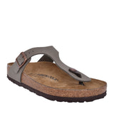 Ladies 43391 Gizeh Toe Post Sandal In Stone