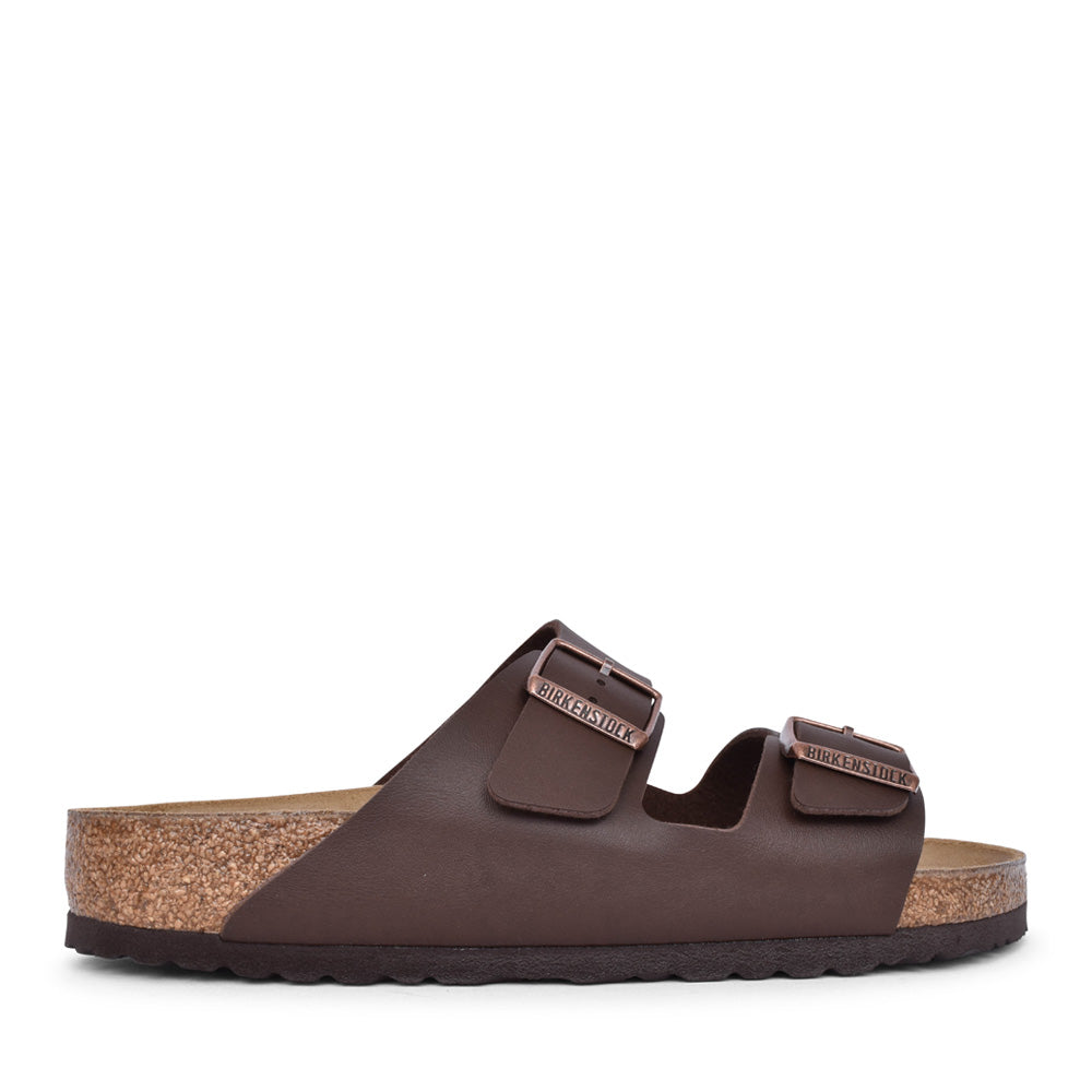 Mens 51701 Arizona Double Strap Mule In Dark Brown