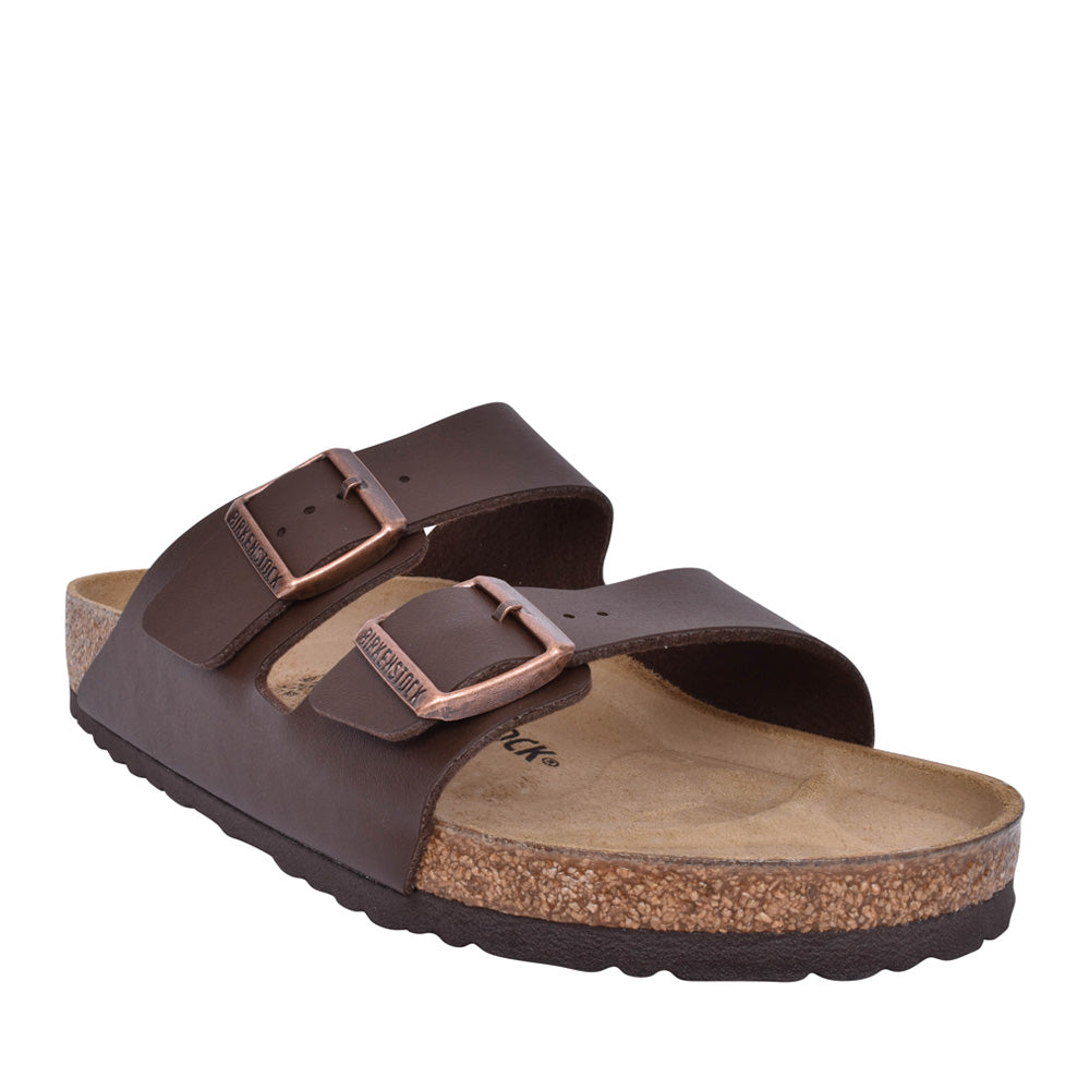 Mens 51701 Arizona Double Strap Mule In Dark Brown