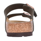 Ladies 151213 Arizona Double Strap Mule In Stone