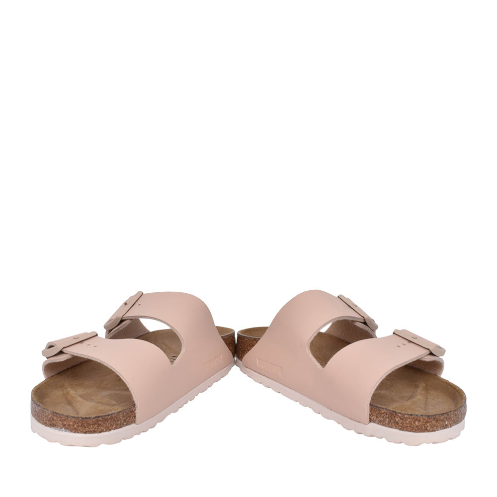 Ladies 1027723 Arizona Double Strap Mule In Beige