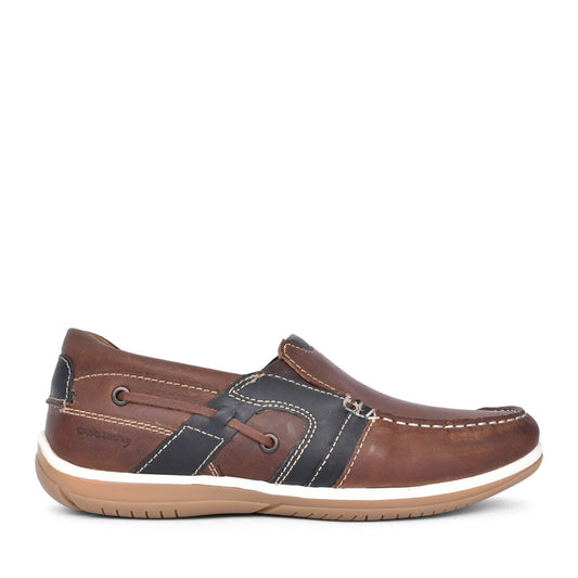 Mens Shaun 4574 Slip-on Shoe In Brown-multi