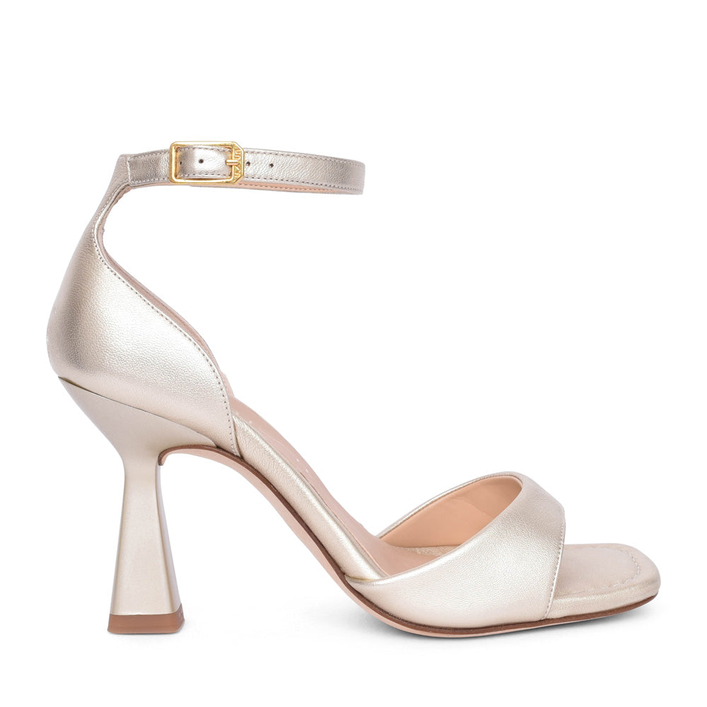 Ladies Safira High Heel Shoe In Platino