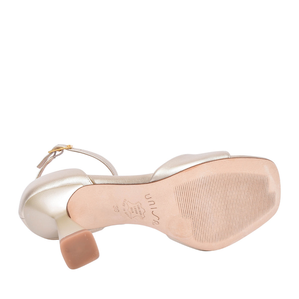Ladies Safira High Heel Shoe In Platino