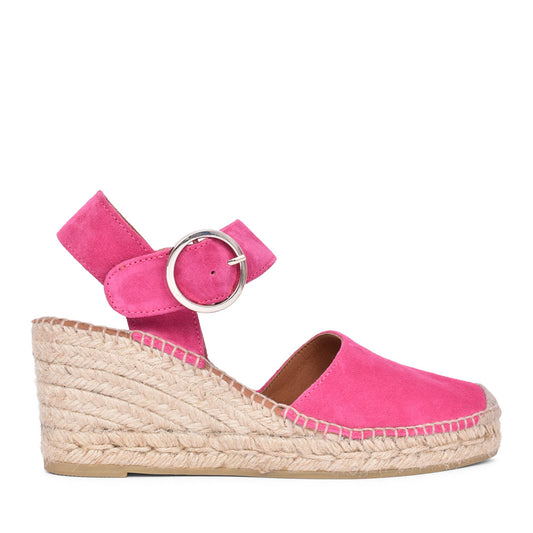 Ladies 1922 Wedge Shoe In Fuchsia