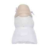 Ladies A-3602 Platform Trainer In White