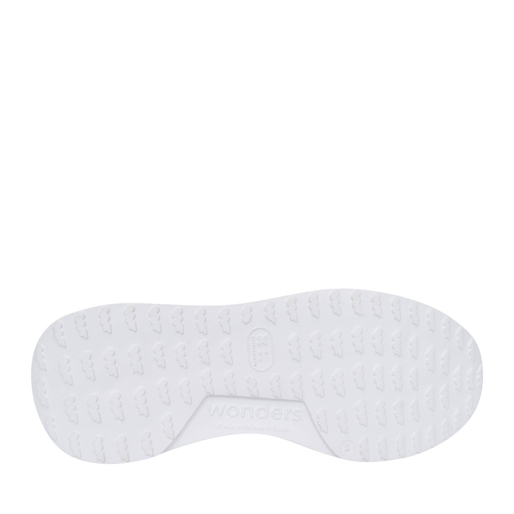 Ladies A-3602 Platform Trainer In White