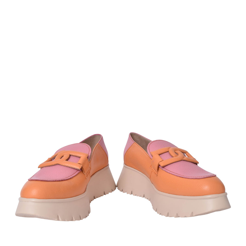 Ladies C-7301  Slip-on Shoe In Apricot