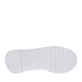 Ladies E-6740 Platform Trainer In White