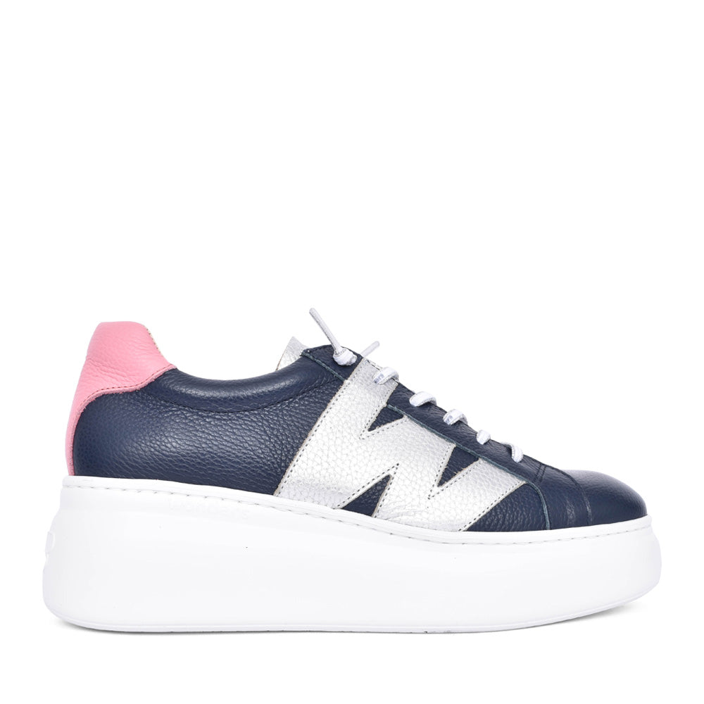 Ladies A-2650 Platform Trainer In Navy