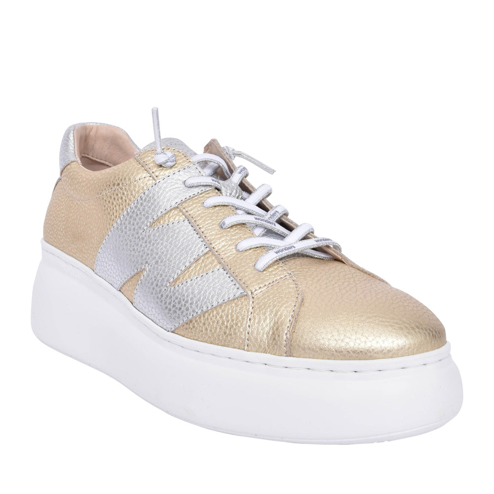 Ladies A-2650 Platform Trainer In Gold