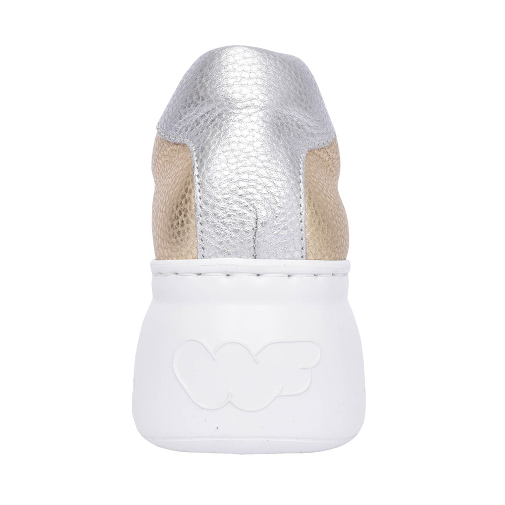 Ladies A-2650 Platform Trainer In Gold