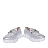 Ladies A-2462 Slip-on Shoe In Silver