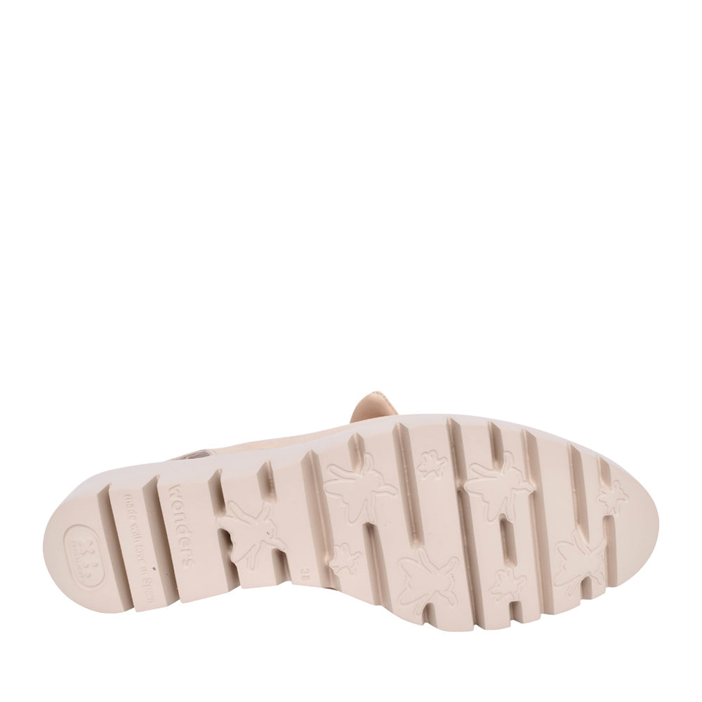 Ladies C-33311 Platform Loafer In Natural
