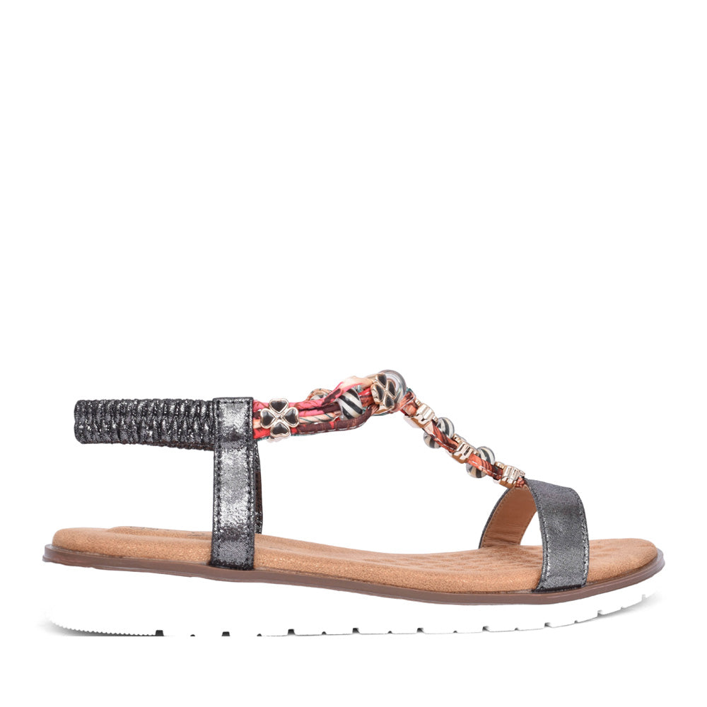 Ladies Tempo Jlh363 Sandal In Pewter