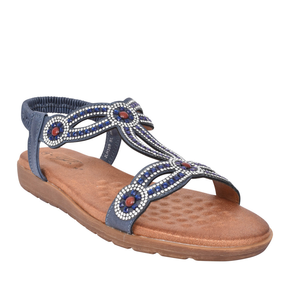 Ladies Arraso Jlh389 Sandal In Blue