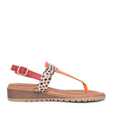 Ladies Gina Jlh451 Toe Post Sandal In Orange