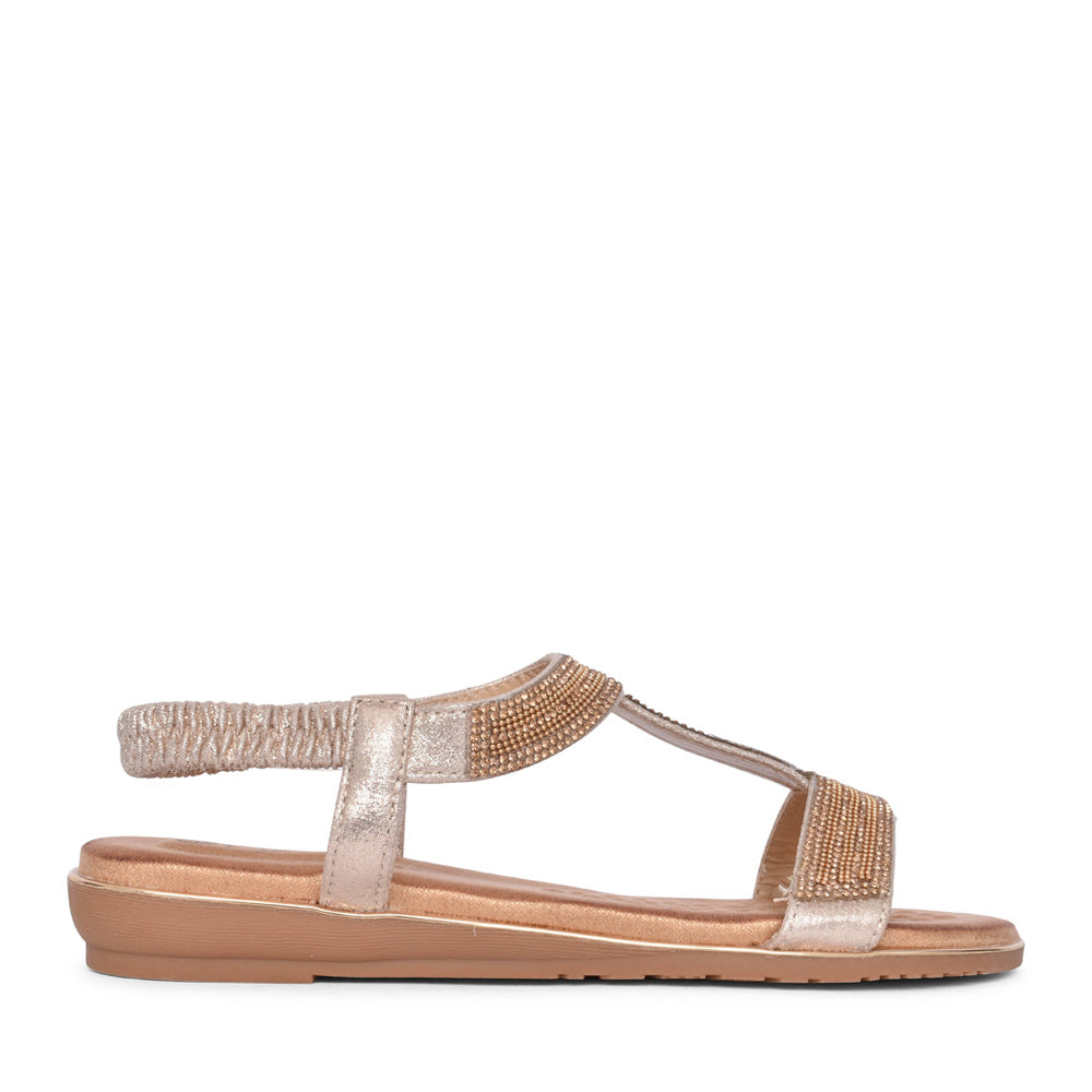 Ladies Esta Jly218 Sandal In Gold