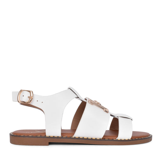 Ladies Surrender Sandal In White