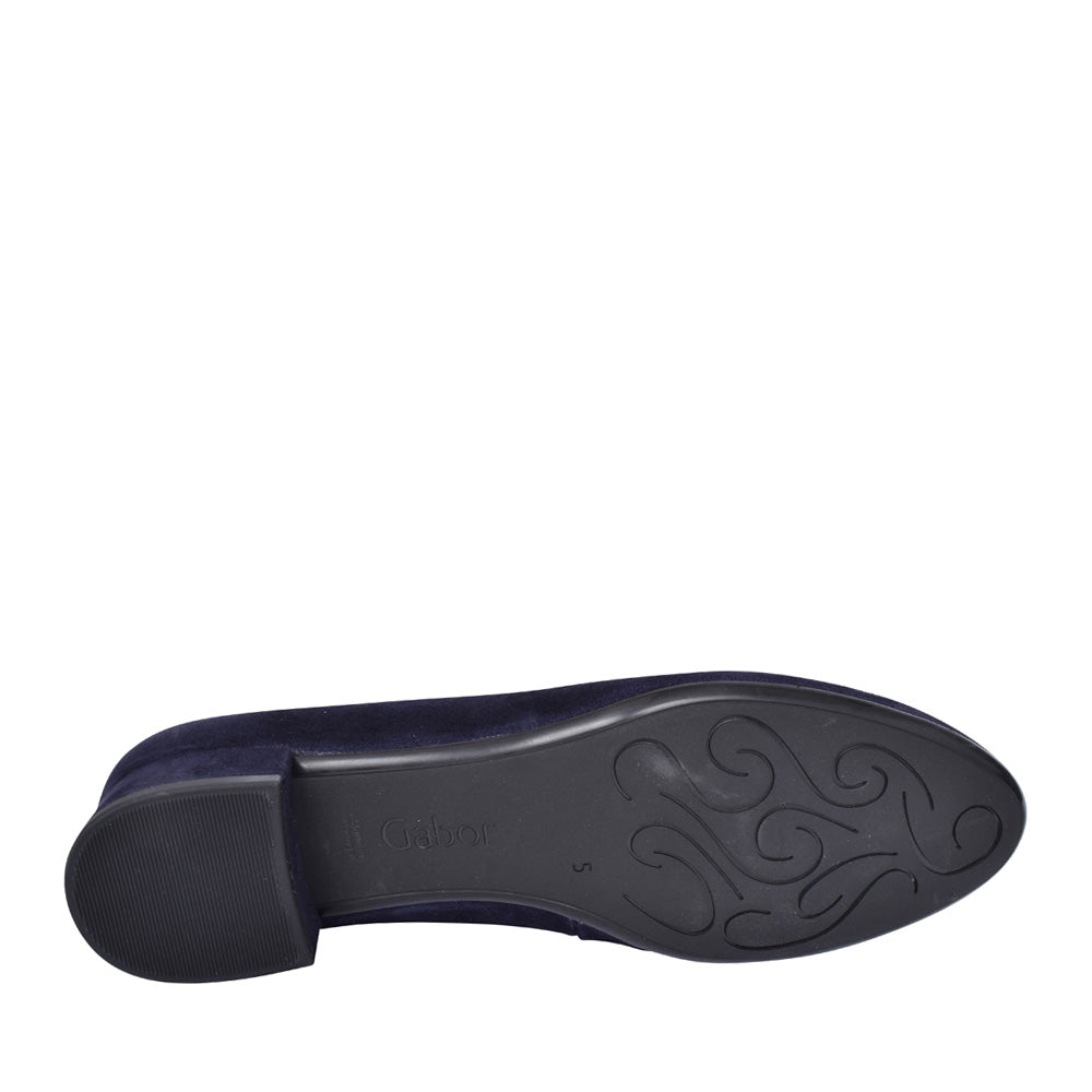 Ladies 41.320 Develop Low Heel Court Shoe In Navy