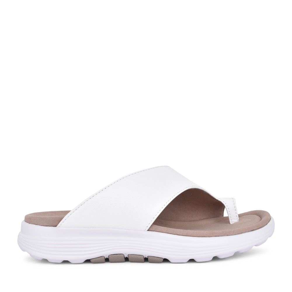 Ladies 46.812 Toe Post Sandal In White
