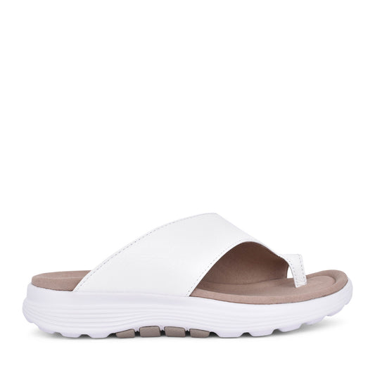 Ladies 46.812 Toe Post Sandal In White
