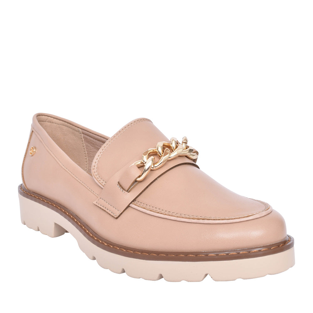 Ladies Daqia Loafer In Nude