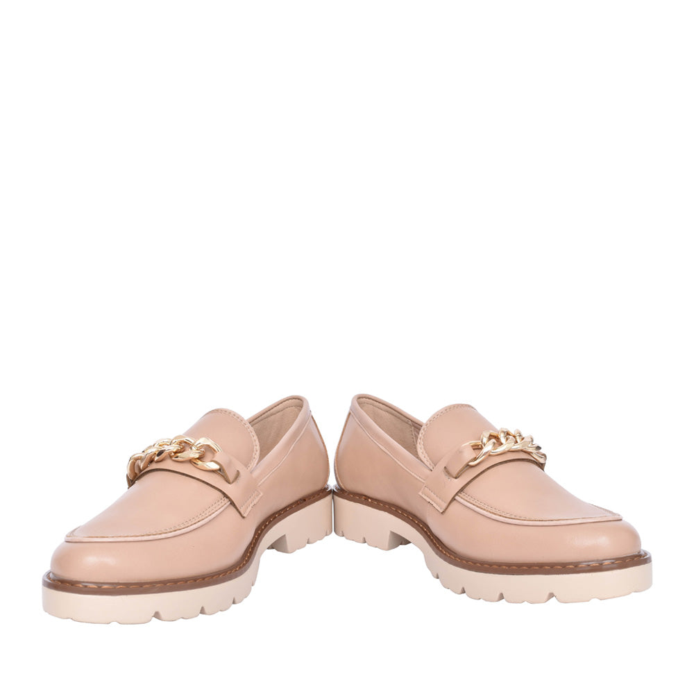 Ladies Daqia Loafer In Nude