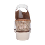 Ladies Mirfa Wedge Sandal In White