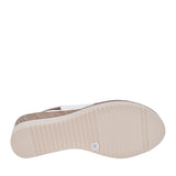 Ladies Mirfa Wedge Sandal In White