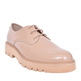 Ladies Safed Laced Shoe In Nude