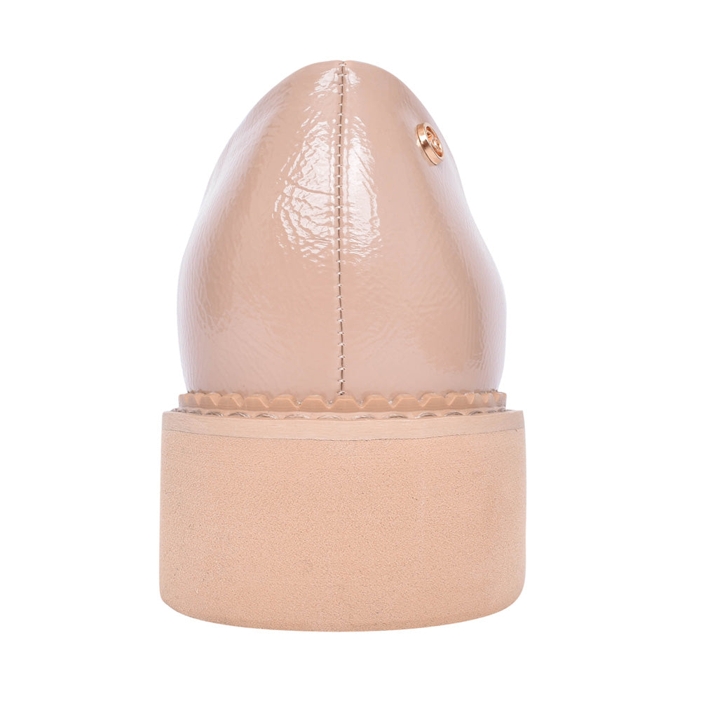 Ladies Safed Laced Shoe In Nude