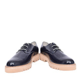 Ladies Safed Laced Shoe In Cobalt