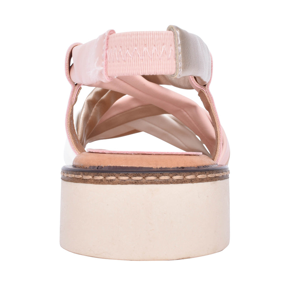Ladies Erbil Strap Sandal In Blush