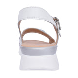 Ladies Bacoli Sandal In White