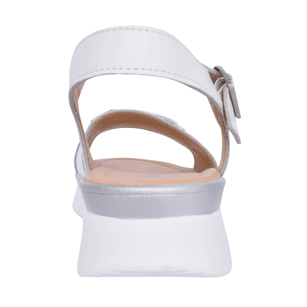 Ladies Bacoli Sandal In White