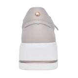 Ladies Ravenna Platform Trainer In Beige