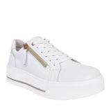Ladies Ravenna Platform Trainer In White