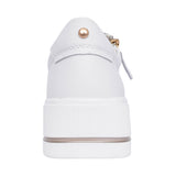 Ladies Ravenna Platform Trainer In White