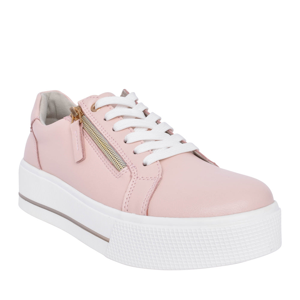 Ladies Ravenna Platform Trainer In Rose