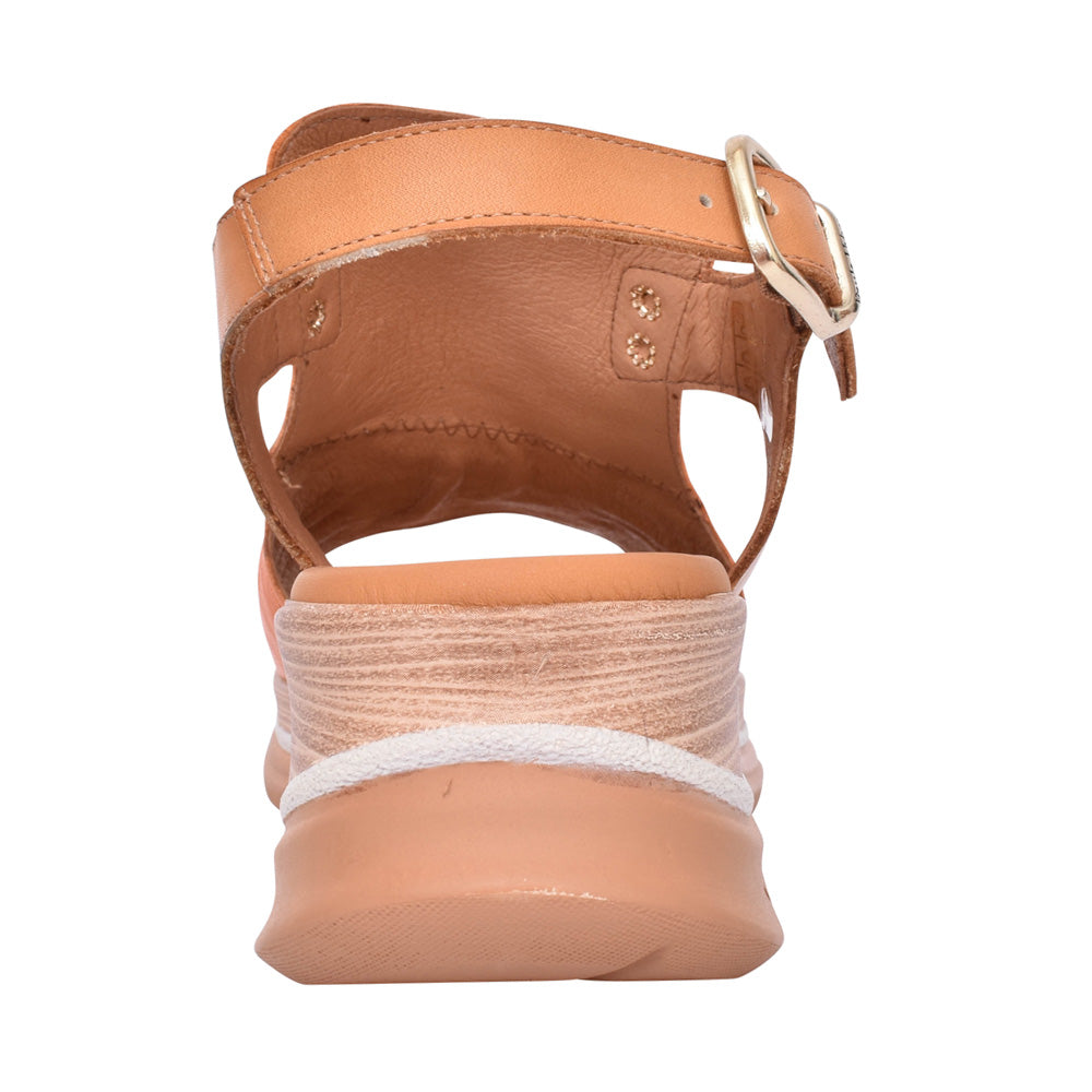 Ladies 24-17 Wedge Sandal In Orange