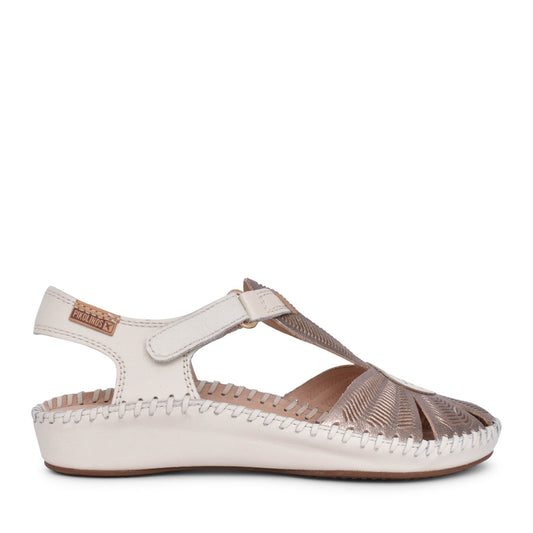 Ladies P.vallarta Closed Toe Sandal In Stone